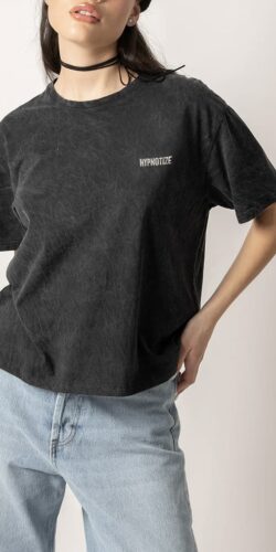 Kaotiko Hypnotize Vintage Damen T-Shirt (schwarz)
