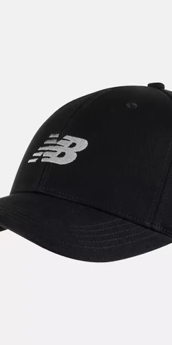 New Balance 6 Panel Structured Snapback Cap (schwarz)