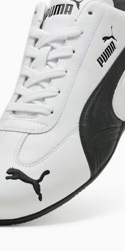 Puma Speedcat Premium Leder Sneaker (weiß/schwarz)