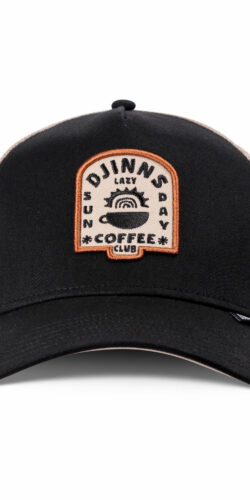 Djinns Lazy Sunday Cap (schwarz/beige)
