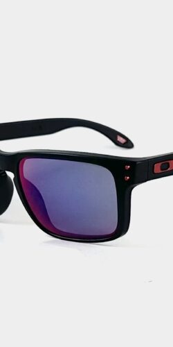Oakley Holbrook Sonnenbrille Prizm Positive Red Iridium (schwarz)