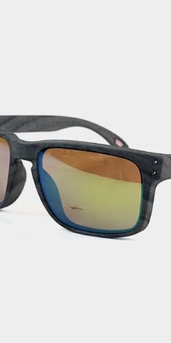 Oakley Holbrook Woodgrain Sonnenbrille Prizm Shallow Water Polarized (grau)