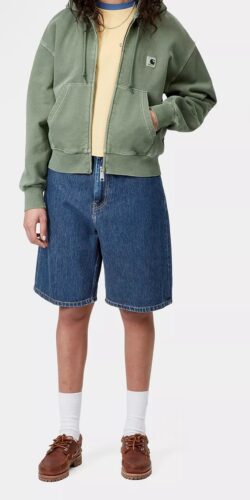 Carhartt Wip Brandon Damen Loose Fit Short Stone Washed (blau)