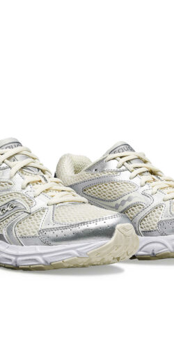 Saucony Ride Millennium Damen Sneaker Creme Silver (beige)