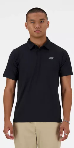 New Balance Jersey Polo Shirt (schwarz)