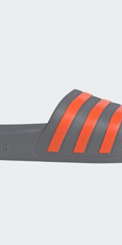 Adidas Adilette Aqua Sandalen Grey Bora Red JS1129 (grau)