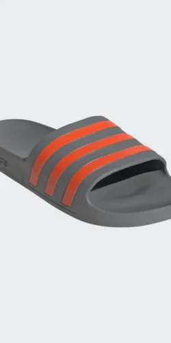 Adidas Adilette Aqua Sandalen Grey Bora Red JS1129 (grau)