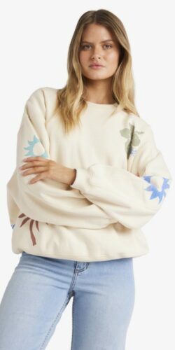 Billabong Water Signs Kendall Oversize Pullover (beige)