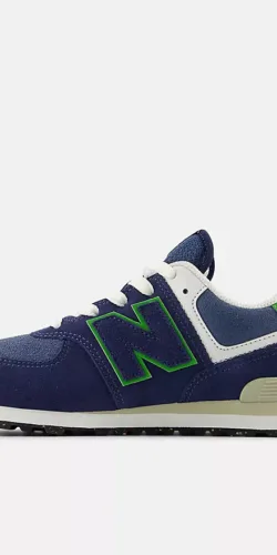 New Balance U 574 QBL Sneaker Navy (blau/gruen)