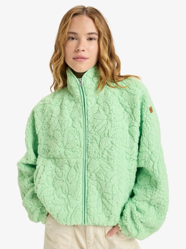 Roxy Blurry Cloud Fleece Jacke (grün)