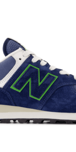 New Balance U 574 QBL Sneaker Navy (blau/gruen)