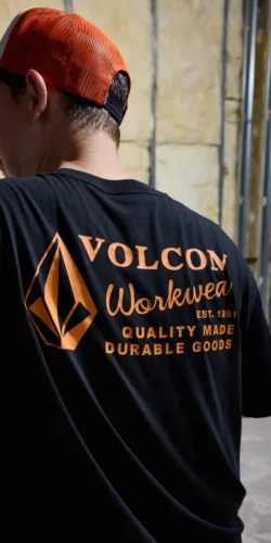 Volcom Workwear Logo T-Shirt (schwarz)