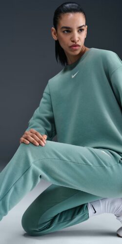 Nike Phoenix Damen Jogger Hose Cannon (grün)