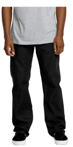 Volcom Kinkade Loose Fit Denim Jeans Blackout (schwarz)