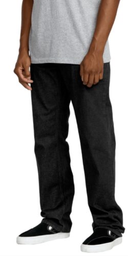 Volcom Kinkade Loose Fit Denim Jeans Blackout (schwarz)
