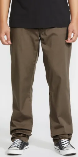 Volcom Frickin Chino Hose Mushroom (braun)