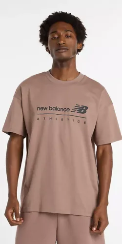 New Balance Linear T-Shirt Earth shadow (braun)