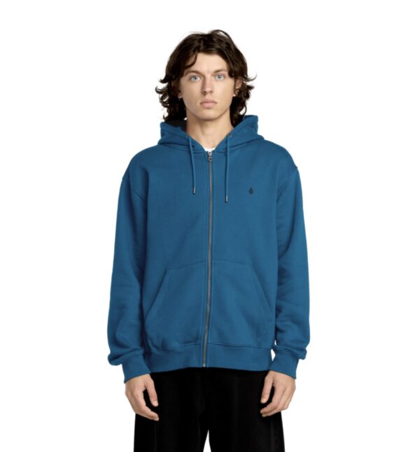 Volcom Single Stone Kapuzen Zip Pullover (blau)