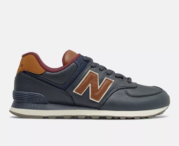 New Balance 574 OMC Premium Leder Sneaker NB Navy (blau)