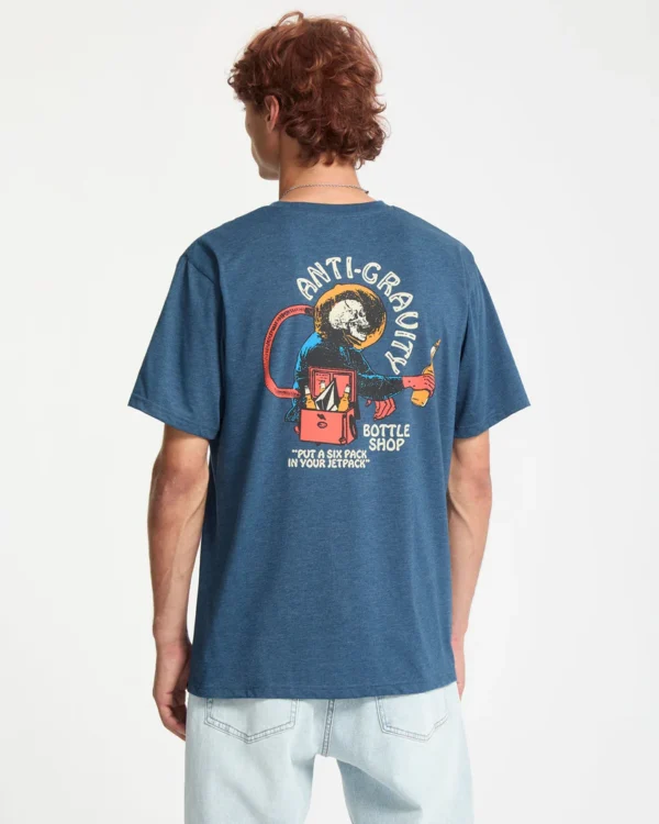Volcom Anti Gravity Heather Blue T-Shirt (blau)