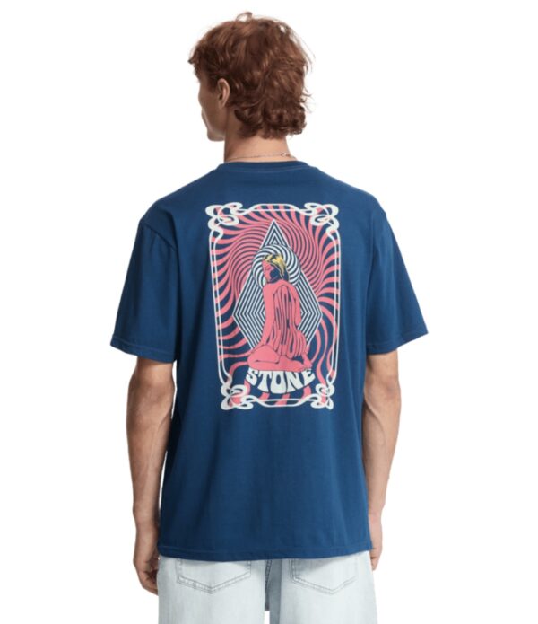 Volcom Psychback Print T-Shirt (blau)