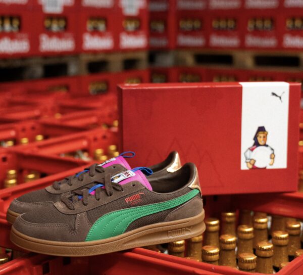 Puma x Rothaus Indoor Tannenzäpfle Sneaker (braun/grün)