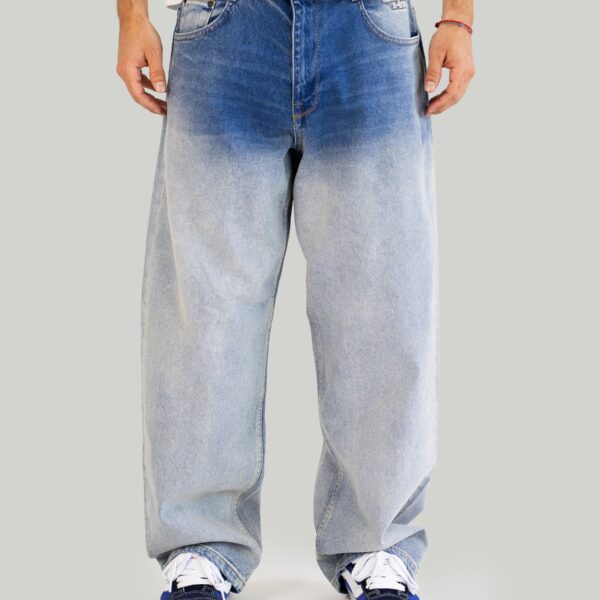 Vintage Blue Jeans im Baggy-Stil, lockere Passform, für Streetwear und Casual Looks, auf der Website meinsportline.de.