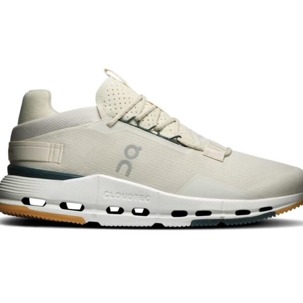 Der ON Cloudnova 2 Sneaker in Grain Ivory mit modernem Design, atmungsaktivem Obermaterial und bequemer Dämpfung für sportliche Aktivitäten und Alltag.