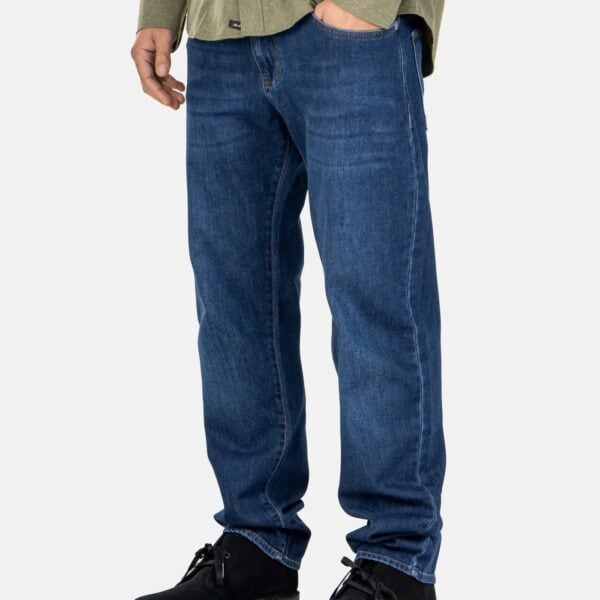 Reell Barfly 2.0 Denim Jeans in dunklem Blau, bequem und stylisch für den Alltag.